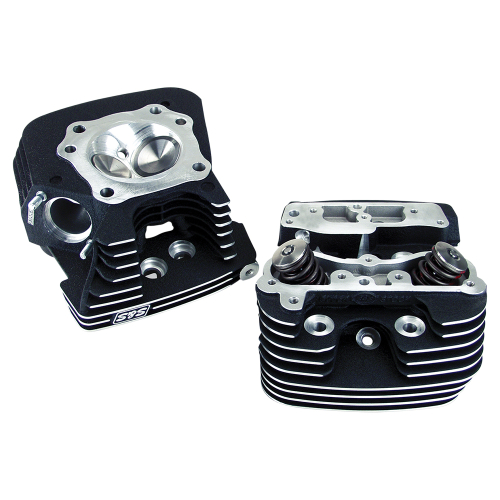 S&S Cycle - S&S Cycle Super Stock EVO Cylinder Heads - Black - 90-1504