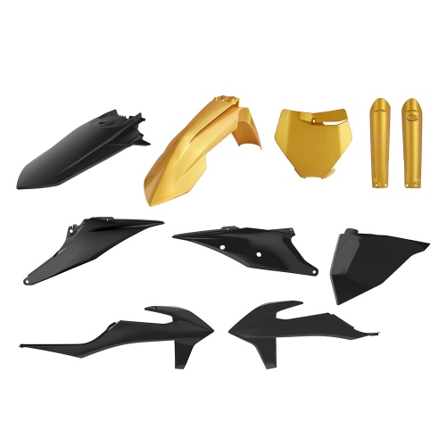 Polisport - Polisport Plastic Kit - Gold/Black - 91052