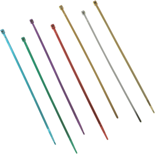 Drag Specialties - Drag Specialties Chrome Cable Ties - 7in. - 10-6010C-10-HC3