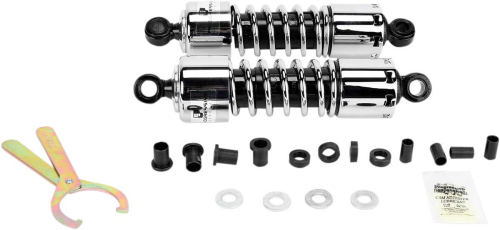 Progressive Suspension - Progressive Suspension 412 Series 11in. Shocks - Chrome - 412-4005C
