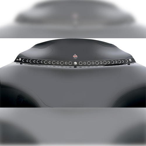 Klock Werks - Klock Werks Flare Windshield - 3.5in. - Solid Black - KWW-01-0204