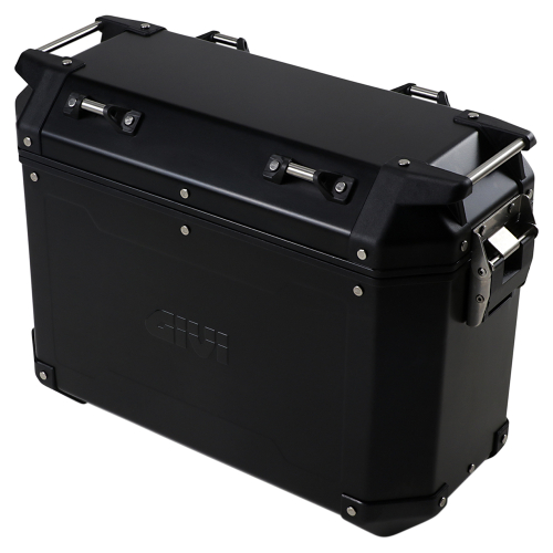 GIVI - GIVI Outback Series 37L Aluminum Side Case - Right - Black - OBKN37BRA