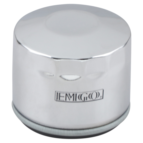 Emgo - Emgo Oil Filter - Spin On - Chrome - 10-07800