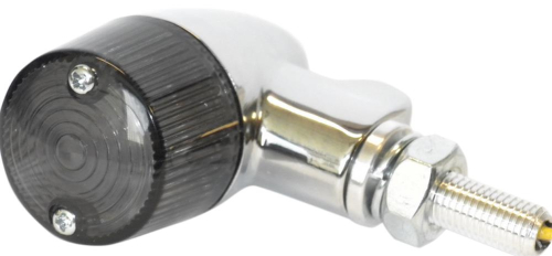 K&S Technologies - K&S Technologies Chrome Aluminum Marker LED Lights - Round #2 with Smoke Lens - Two Wire - 26-8335CM
