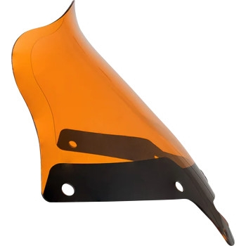 Klock Werks - Klock Werks Kolor Flare Windshield - 8in. - Orange - KWW-02-0630