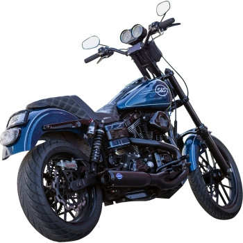 S&S Cycle - S&S Cycle Qualifier 2-Into-1 Exhaust System - Guardiian Black - 550-1098