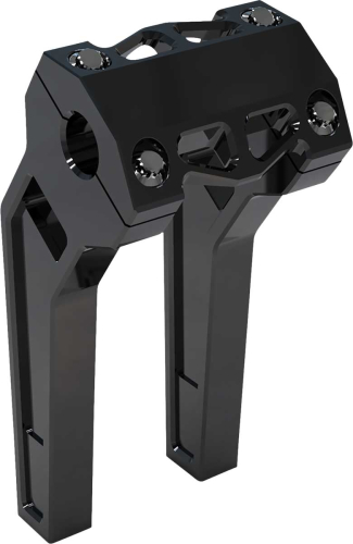 LA Choppers - LA Choppers 1in. Pullback Riser Kit - 8in. - Black Anodized - LA-7471-08B