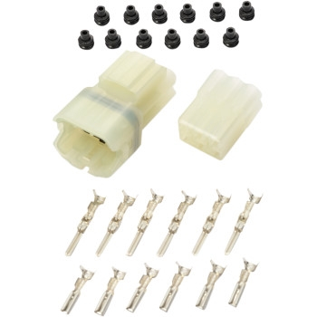 Shindy - Shindy Universal Multi-Conductor Electrical Connector - Water Resistant - 6-Pin - 16-626