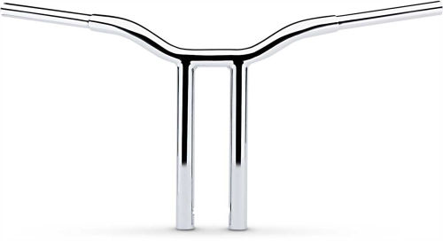 LA Choppers - LA Choppers 1-1/4in. Straight Risers for Welded Kage Fighter T-Bars - Chrome - LA-7337-14