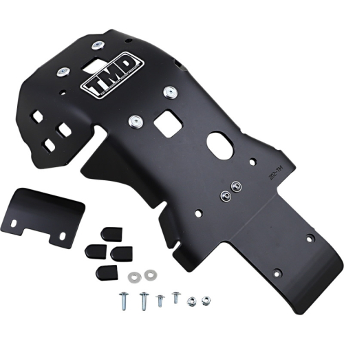 T.M. Designworks - T.M. Designworks Extreme Full Coverage Skid Plate with Linkage Protection - KHLG-256-BK