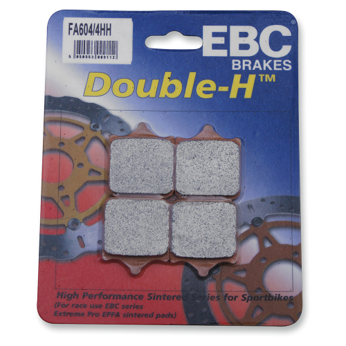 EBC - EBC Double-H Sintered Brake Pads - FA604/4HH