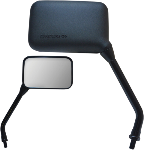 Parts Unlimited - Parts Unlimited AX Mirror - Right Side - Long Stem (6in.) - 0640-0926