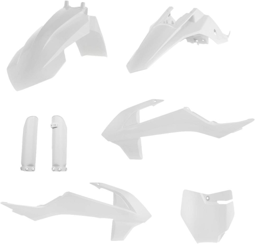 Acerbis - Acerbis Full Plastic Kit - White 20 - 2686026811
