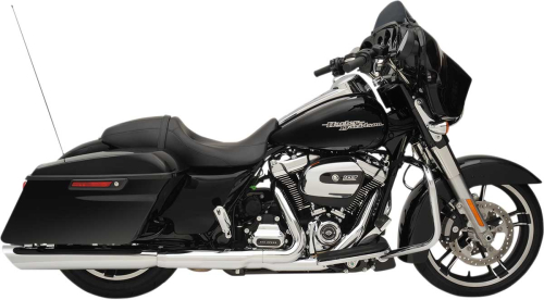 Drag Specialties - Drag Specialties Slashdown Slip-On Muffler - 4in. - Chrome - 1801-1189