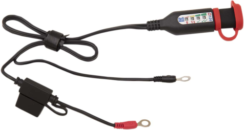 Tecmate - Tecmate 12V Battery Eyelet Connectors with Integrated State Of Charge Monitor - 24in. - O-124JAR