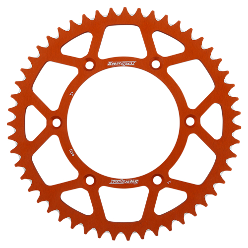 Supersprox - Supersprox Aluminum Rear Sprocket - 51T - RAL-990-51-ORG