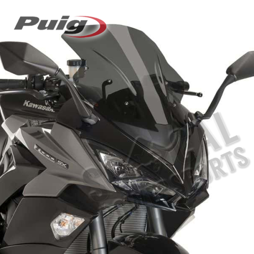 PUIG - PUIG Racing Windscreen - Dark Smoke - 9408F