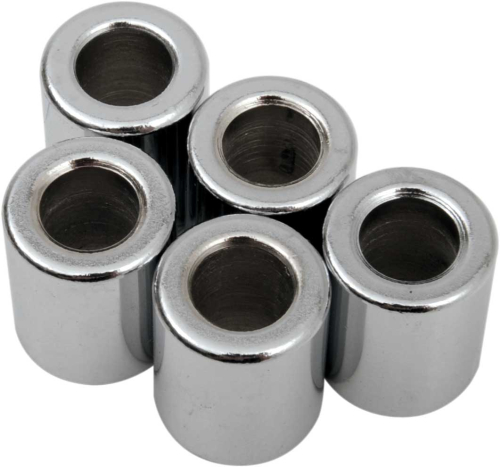 Drag Specialties - Drag Specialties Chrome Steel Spacers - 3/8in. x 3/4in. - MPB517