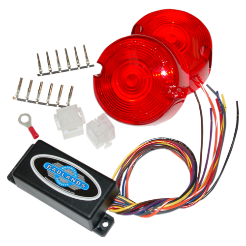 Badlands M/C Products - Badlands M/C Products Plug-In Illuminator with Red Lens - ILL-02-RL-B