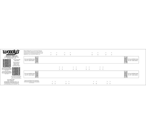 Woodys - Woodys Bearcat Template - BEAR-TEMP-2