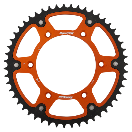 Supersprox - Supersprox Stealth Rear Sprocket - 51T - RST-990-51-ORG