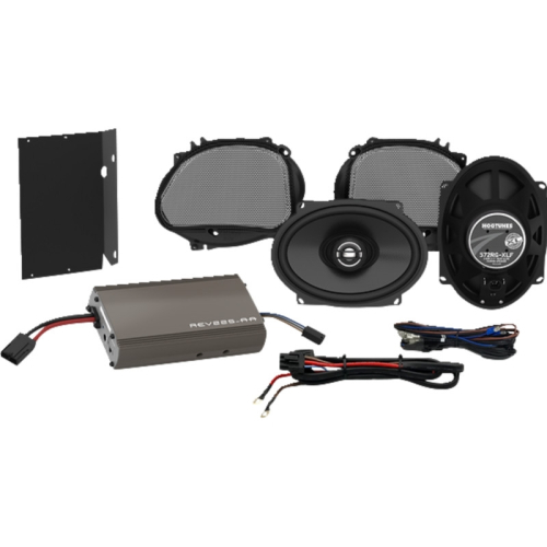 Hogtunes - Hogtunes XL Series 225-Watt AMP/Speaker Kit - 225 RG57 KIT-XL