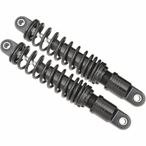 Drag Specialties - Drag Specialties Ride-Height Adjustable Shocks - 11in. - Black - 1310-1198