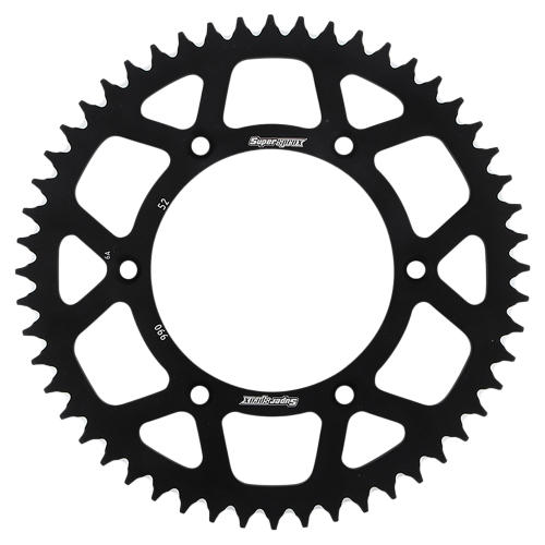 Supersprox - Supersprox Aluminum Rear Sprocket - 52T - RAL-990-52-BLK