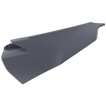 Polisport - Polisport Upper Side Number Plates - Nardo Gray - 8423100005