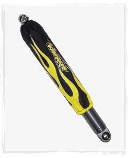 Shock-Pros - Shock-Pros Flame Shock Covers - Yellow - A106YLFL