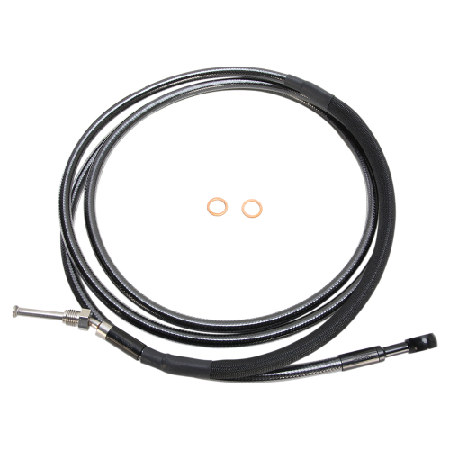 Magnum - Magnum Black Pearl Hydraulic Clutch Line - 82in. - 180 Degree Banjo Angle - 41482