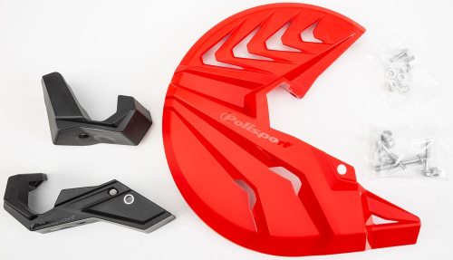 Polisport - Polisport Disc/Fork Bottom Protector - Red/Black - 8155300003