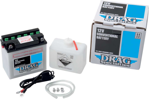 Drag Specialties - Drag Specialties Conventional Battery Kit - DB7-AFP