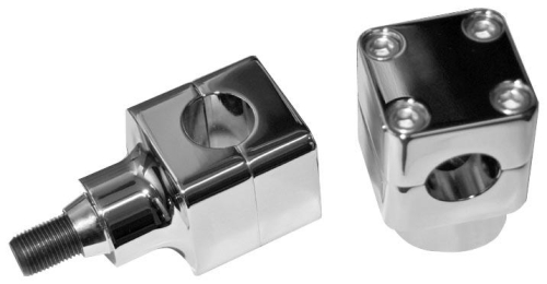 Wild 1 - Wild 1 1in. Stubby Chubby Springer Riser - Chrome - WO533