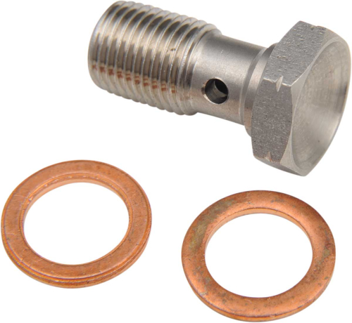 Goodridge - Goodridge Stainless Steel Double Banjo Bolt for BMW, Ducati, Suzuki - 10mm x 1.0in. - P992-03-31C