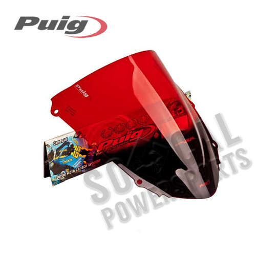 PUIG - PUIG Racing Windscreen - Red - 1665R