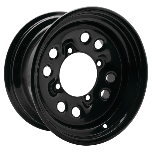 QuadBoss - QuadBoss Steely Wheel - 14x7 - 4+3 - 4/156 - Black - RT-FC0036147156BLA