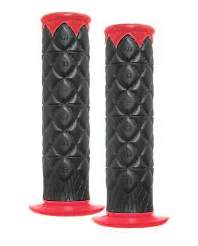 Spider Grips - Spider Grips SLT Grips - Black with Red Flange/End Color - SLT R/B