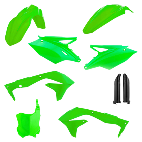 Acerbis - Acerbis Full Plastic Kit - Flo Green - 2685840235
