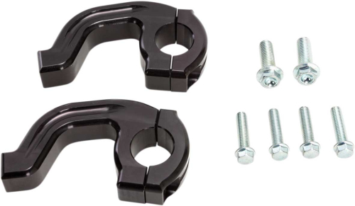 Moose Racing - Moose Racing Contour Handguard Inner Mount Clamp - 7/8In. Bar Steel/ Aluminium/ Alloy - Black - 50-232B