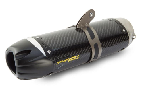 Two Brothers Racing - Two Brothers Racing S1-R Slip-On with Bags - Carbon Fiber - 005-4030405-S1
