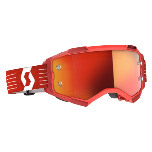 Scott USA - Scott USA Fury Goggles - 272828-6486280 - Bright Red / Orange Chrome Works Lens - OSFM