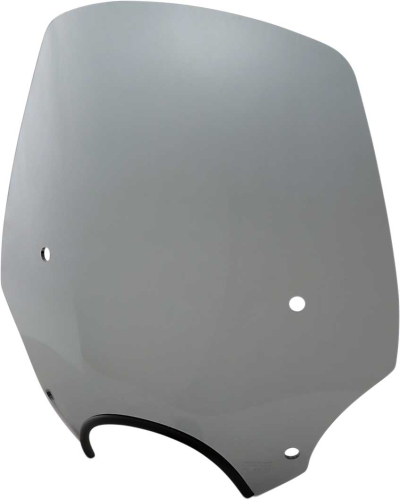 Memphis Shades - Memphis Shades El Paso Sportshield Windshield (7in. Cutout) - 17in. - Black Smoke - MEP5213