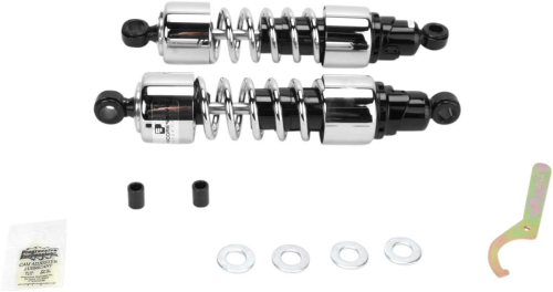 Progressive Suspension - Progressive Suspension 412 Series Heavy Duty 13in. Shocks - Chrome - 412-4222C