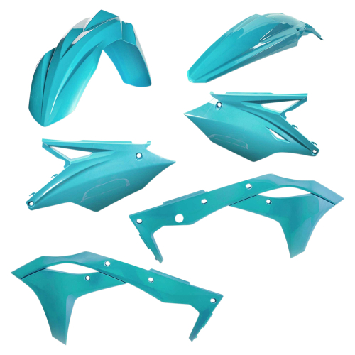 Acerbis - Acerbis Plastic Kit - Teal - 2685810213