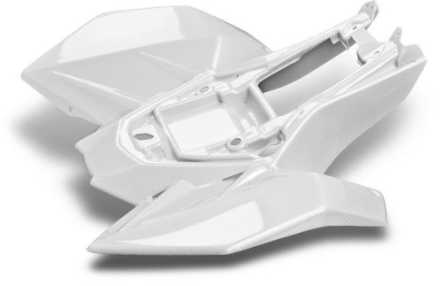 Maier Mfg - Maier Mfg Rear Fender - White Carbon Fiber - 17801-31