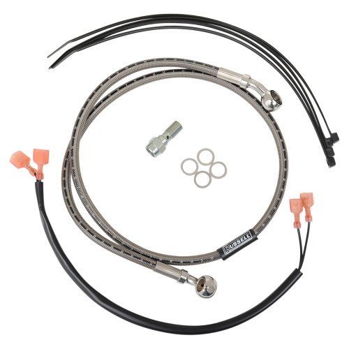 Russell - Russell Braided Rear Brake Line Kit - Stainless - R08838DS