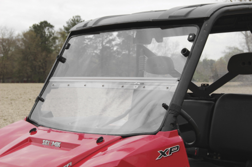 Seizmik - Seizmik Versa-Fold Hard-Coated Polycarbonate Windshield - 25013