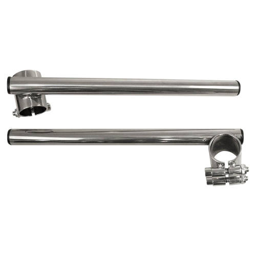 Emgo - Emgo 7/8in. Steel Clip-on Handlebars - 33mm - Chrome - 23-93131