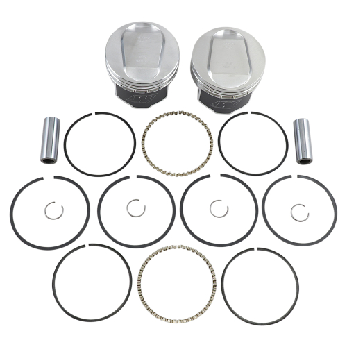 Wiseco - Wiseco K Piston Kit for Screamin Eagle Cylinder Head (Domed) - .020in. Oversize to 3.518in., 10.5:1 Comp. - K1716